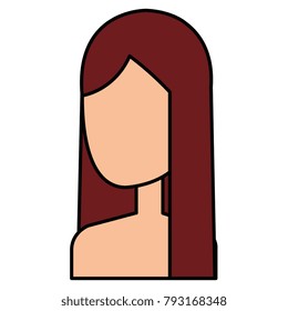 beautiful woman shirtless avatar character