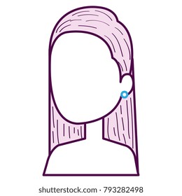 beautiful woman shirtless avatar character