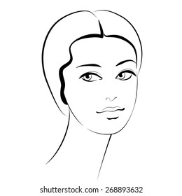 Beautiful woman  Vector