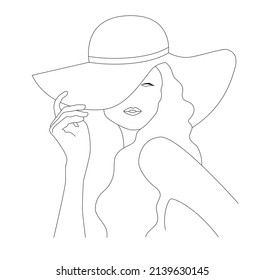 Beautiful woman whit an head on her head;