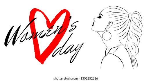 beautiful woman women's day girl style