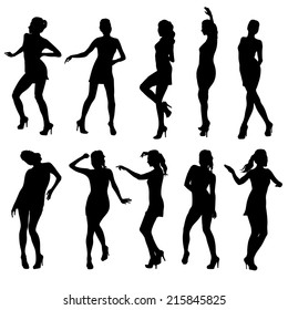 127,860 Dancing Girl Silhouette Images, Stock Photos & Vectors 