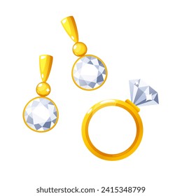 Beautiful women jewelry accessories icons
