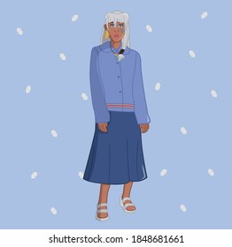 Beautiful Women vector illustration set