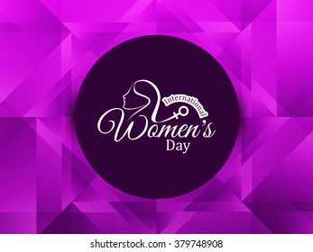 Beautiful Women's day background design