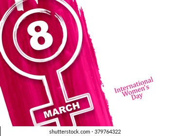 Beautiful Women's day background design