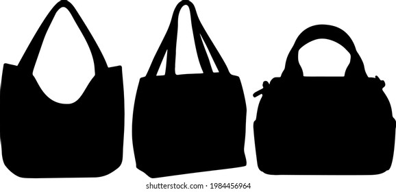 Beautiful womens shoulder bags in the set.