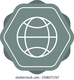 Beautiful World vector line icon