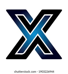 The beautiful X logo vector 