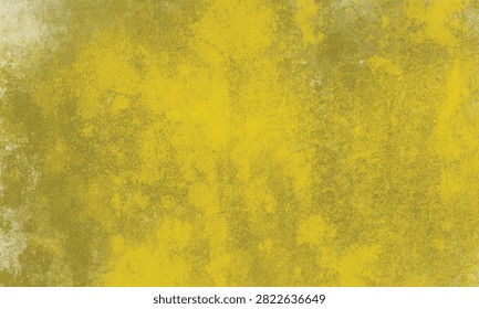 Beautiful yellow abstract rough texture with dramatic dark speckles offering clean copy space for professional presentation slides and creative web banners