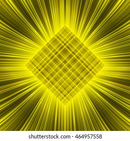 Beautiful yellow background with glowing lines and place for your text