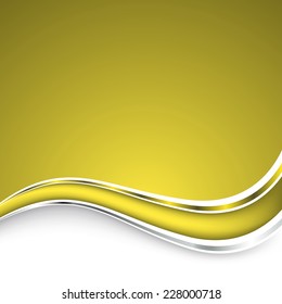 Beautiful yellow background. Vector Illustration. Clip-art