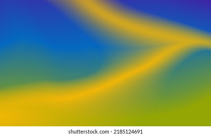 Beautiful yellow, blue and green gradient background smooth and soft texture