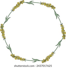 beautiful yellow flower bouquets arranged in a circle