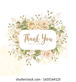 beautiful yellow gold roses wedding card template