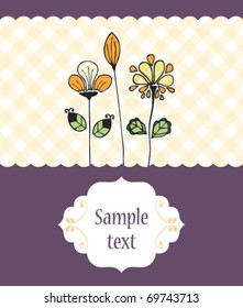 beautiful yellow invitation
