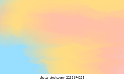 Beautiful yellow and orange gradient background smooth and soft texture