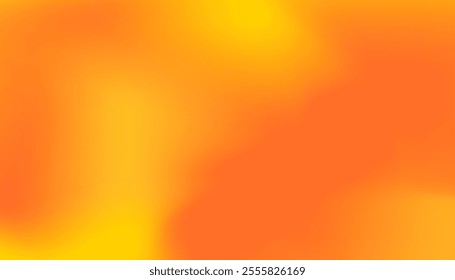Beautiful yellow and orange gradient background smooth and soft texture