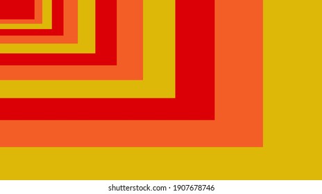 Beautiful yellow orange and red combination parallel background, abstract cute pattern, Stylish graphic illustration