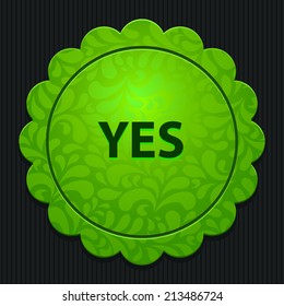 Beautiful Yes web icon