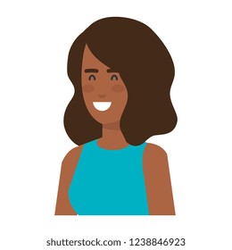 beautiful and young black woman character