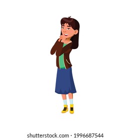 beautiful young lady talking with love boy in park cartoon vector. beautiful young lady talking with love boy in park character. isolated flat cartoon illustration