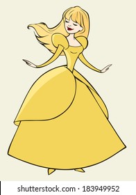 Beautiful young princess