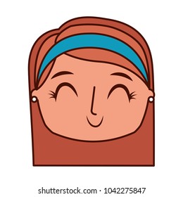 beautiful young teenager happy face girl smiling