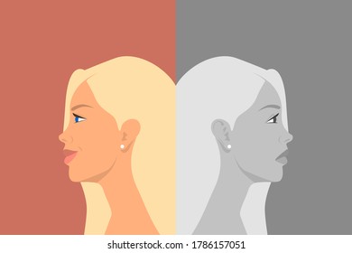 Happy Sad Split Face High Res Stock Images Shutterstock