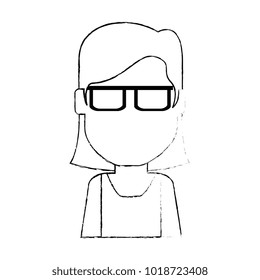 beautiful and young woman character