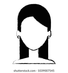 beautiful and young woman character