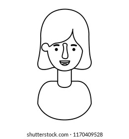 beautiful and young woman character