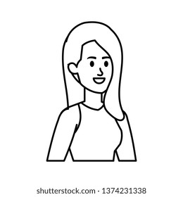 beautiful young woman character
