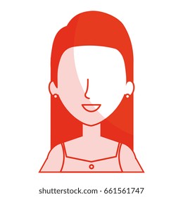 beautiful and young woman character