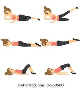 Pilates Cartoon Images Stock Photos Vectors Shutterstock