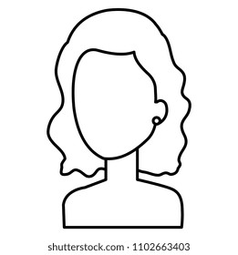 beautiful and young woman shirtless character