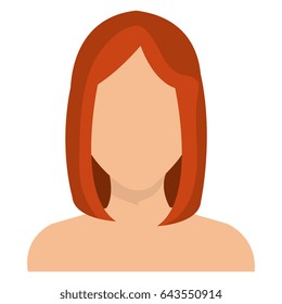 beautiful and young woman shirtless character