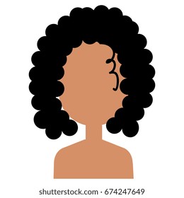 beautiful and young woman shirtless character