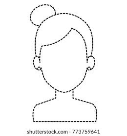 beautiful and young woman shirtless character