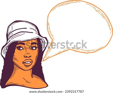 Similar – Image, Stock Photo Cartoon woman with black cat reading book