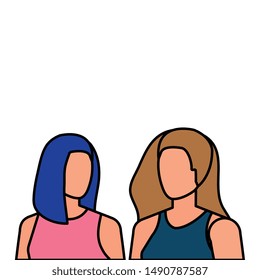 beautiful and young women characters