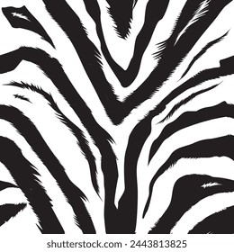 Beautiful zebra pattern for textile fabric. Design for children. Fashionable pattern in modern style for clothing or fabric.