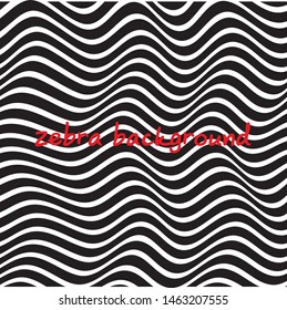 Beautiful zebra pattern vector background