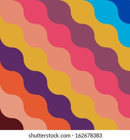 beautiful zigzag patterned background with soft retro colors. textile texture