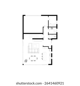Beautifull 2d floor plan for house