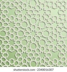 Beautifull arabic seamless pattern vector