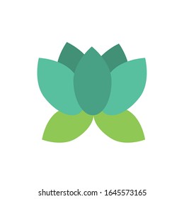 bello diseño vectorial de resorte de jardín florido estilo plano