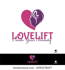 Logotipo hermoso para LOVELIFT Create Tu Belleza en Cosméticos Belleza