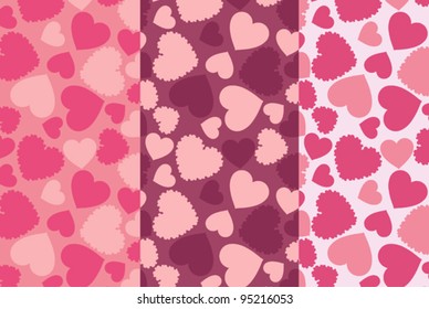 beautifull pattern of valentine's hearts.