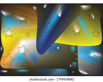 beautifull picture design with different color background
